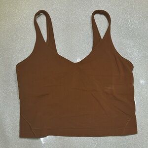 lululemon all powered up bra in copper